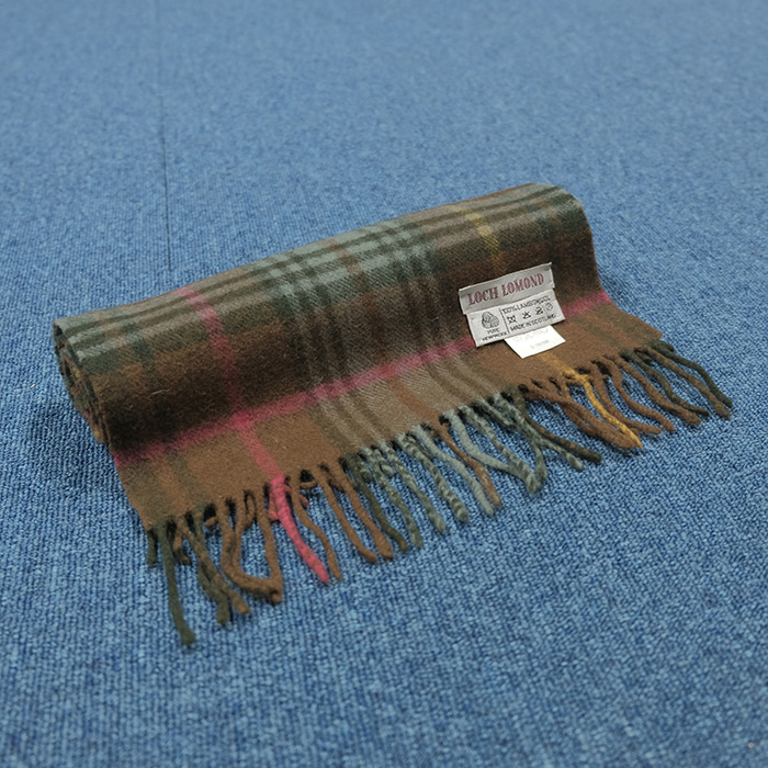 로치 로몬드 / Made in scotland  Loch lomond tartan check wool muffler