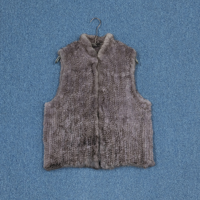 밍크베스트  Mink kniting vest