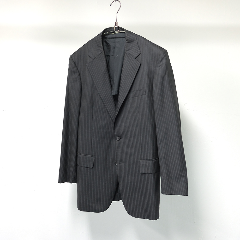 버버리 / Made in japan  Burberry stripe silk blend blazer