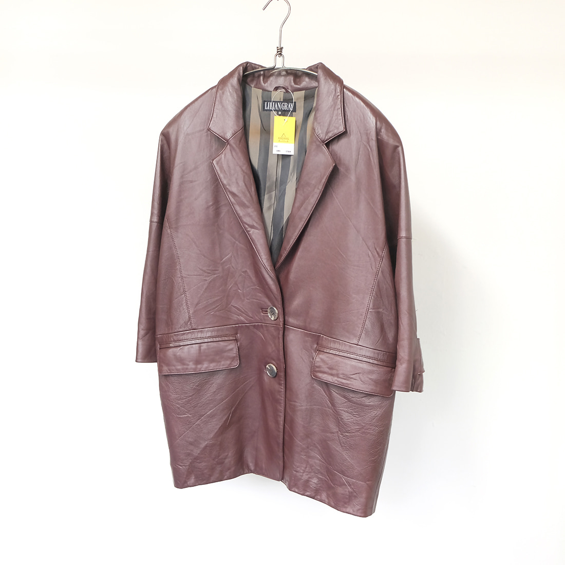 릴리안그레이 / Made in japan  Liliangray overfit 7/10 sleeve double sheepskin jacket
