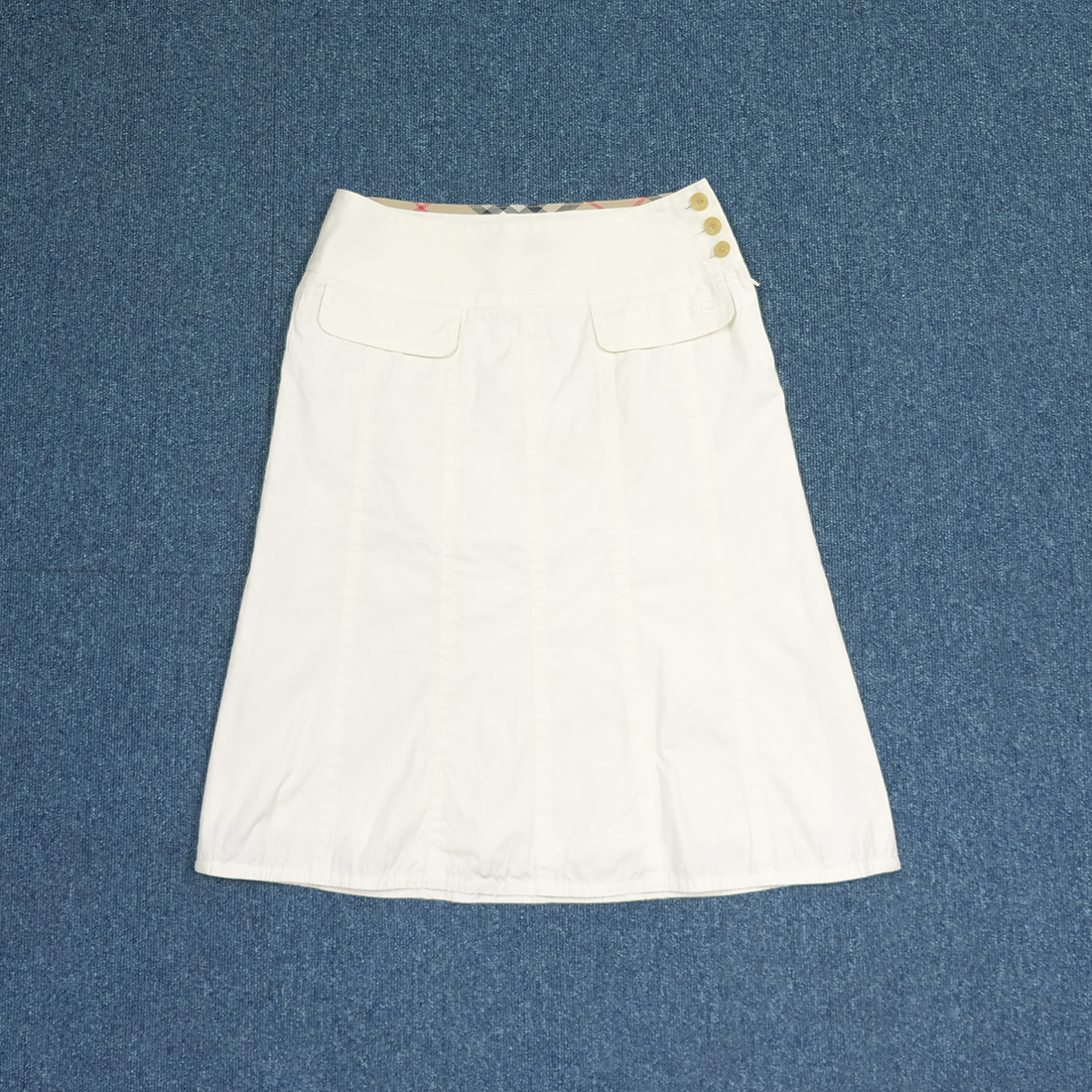 버버리 / Made in japan  Burberry stripe skirt