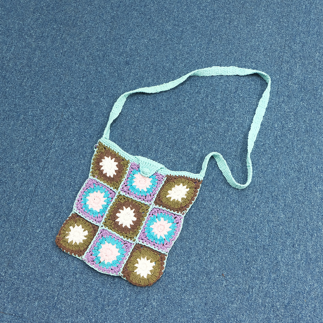  Knitting cross bag