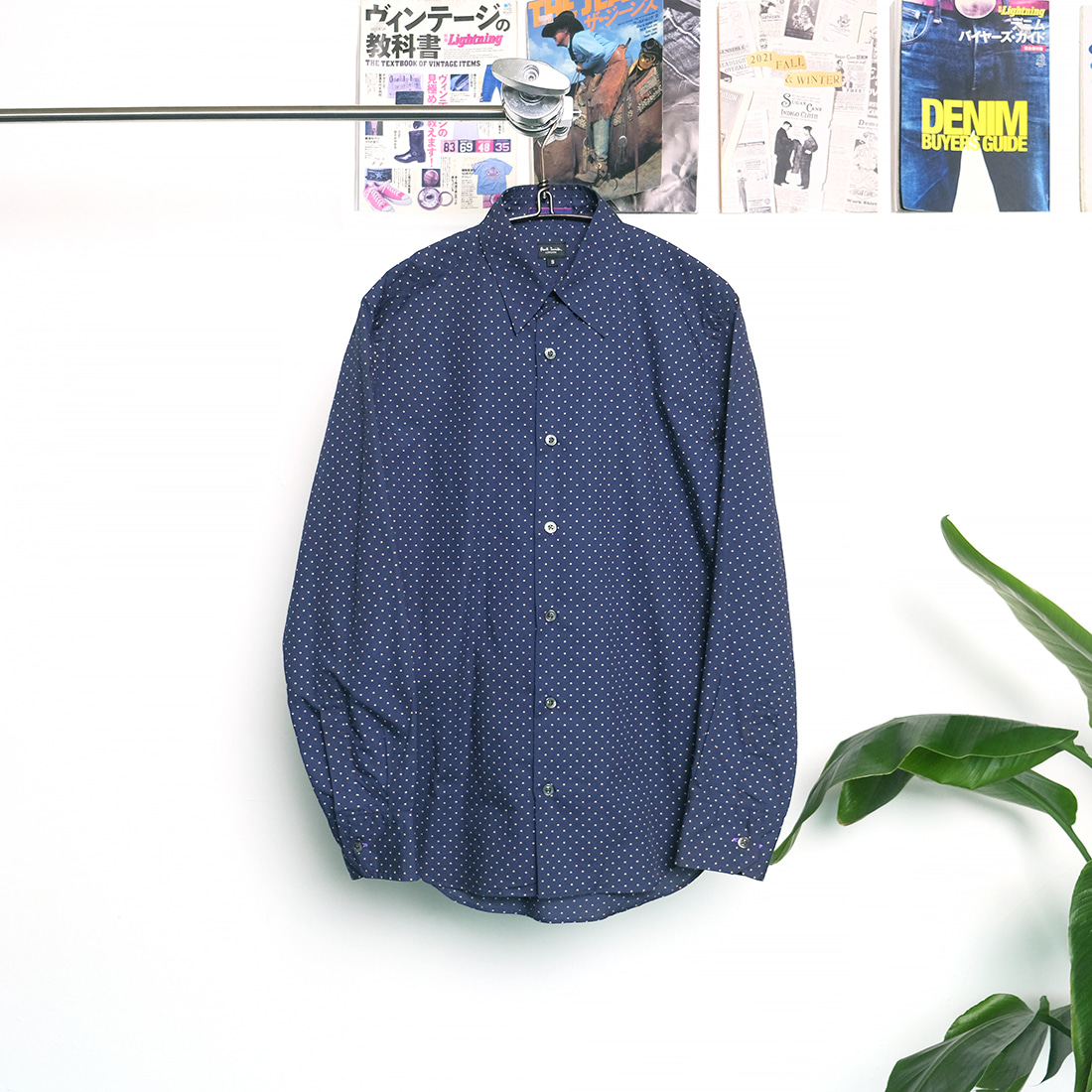 폴스미스 / Made in japan  Paul smith dot shirt