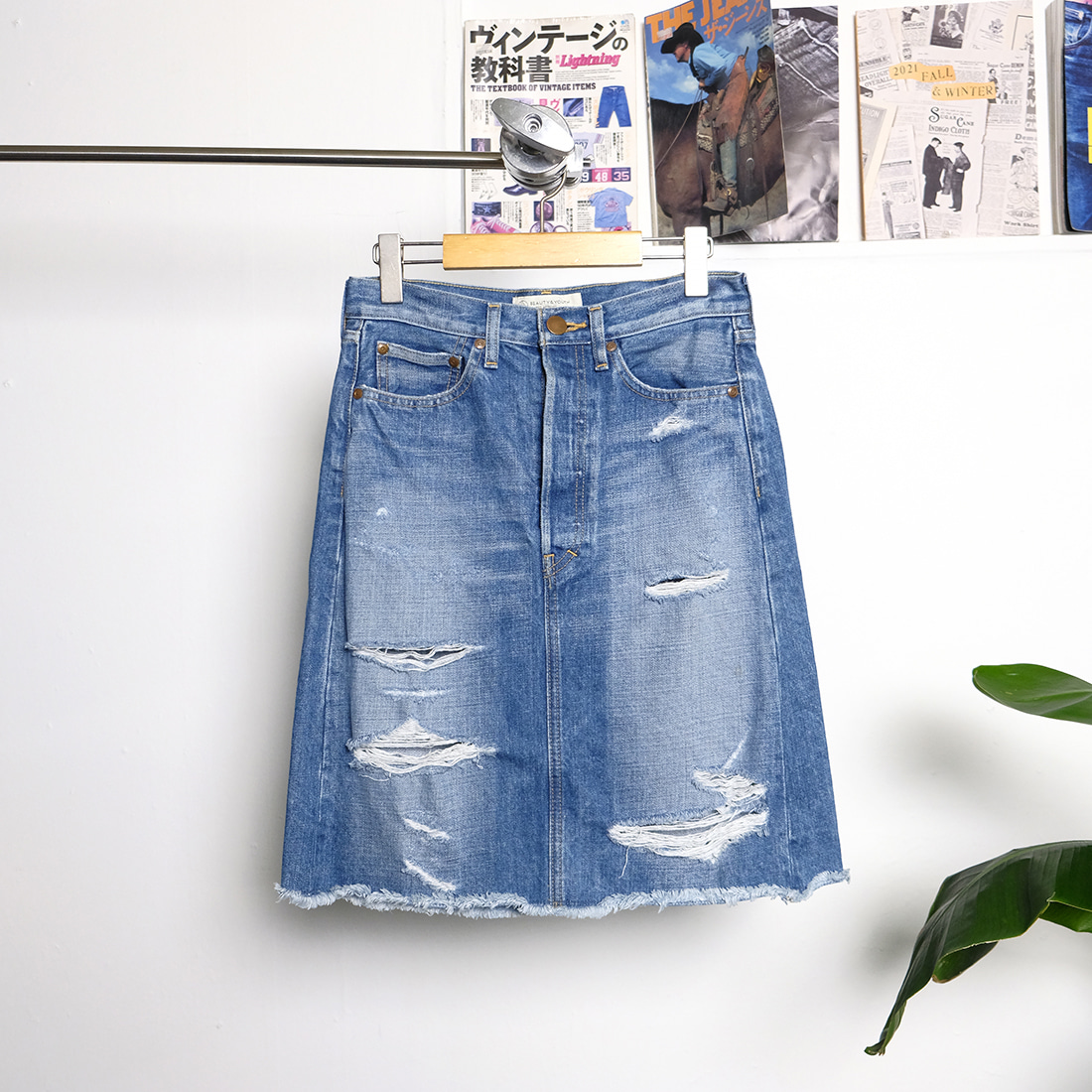 유나이티드 애로우즈 / Made in japan  United arrows denim skirt