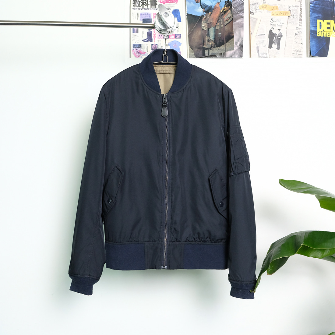 알파인더스트리  Alpha industries limonta fabric primaloft ma-1 jacket