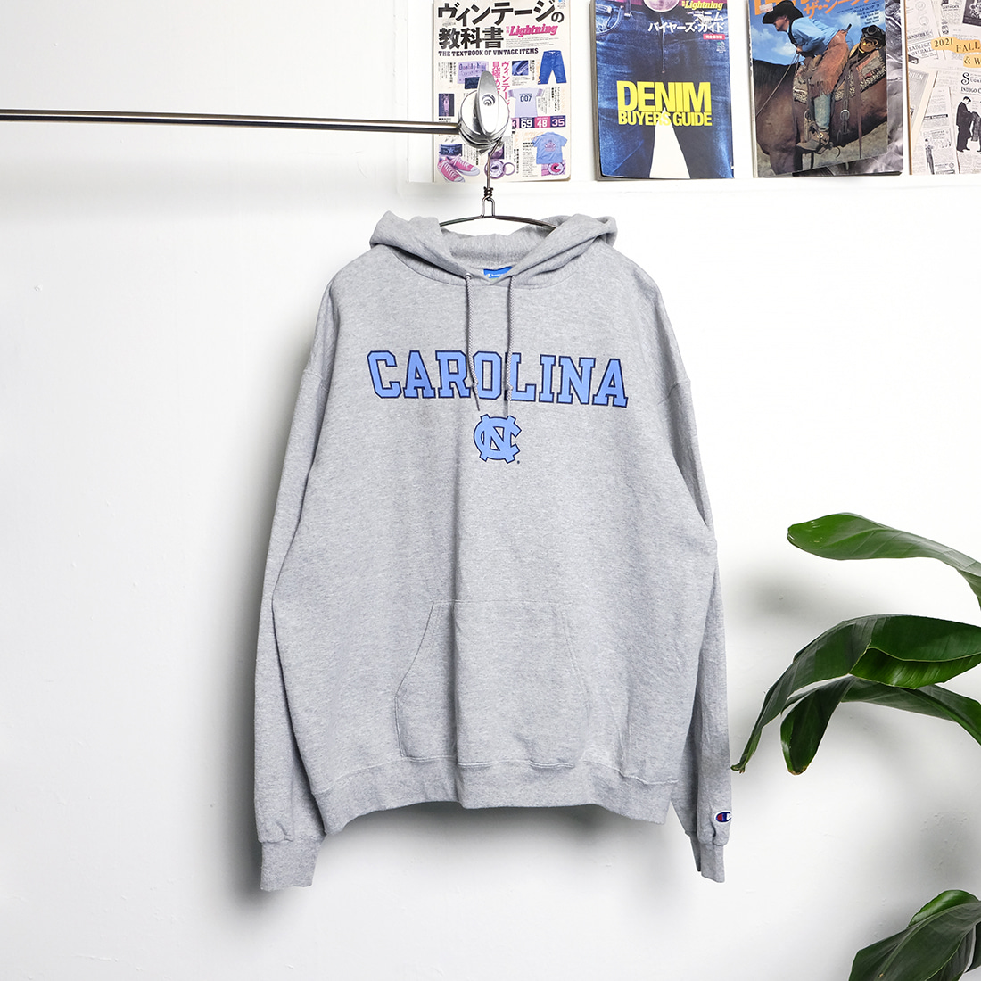 챔피언  Champion &quot;carolina&quot; print hoodie