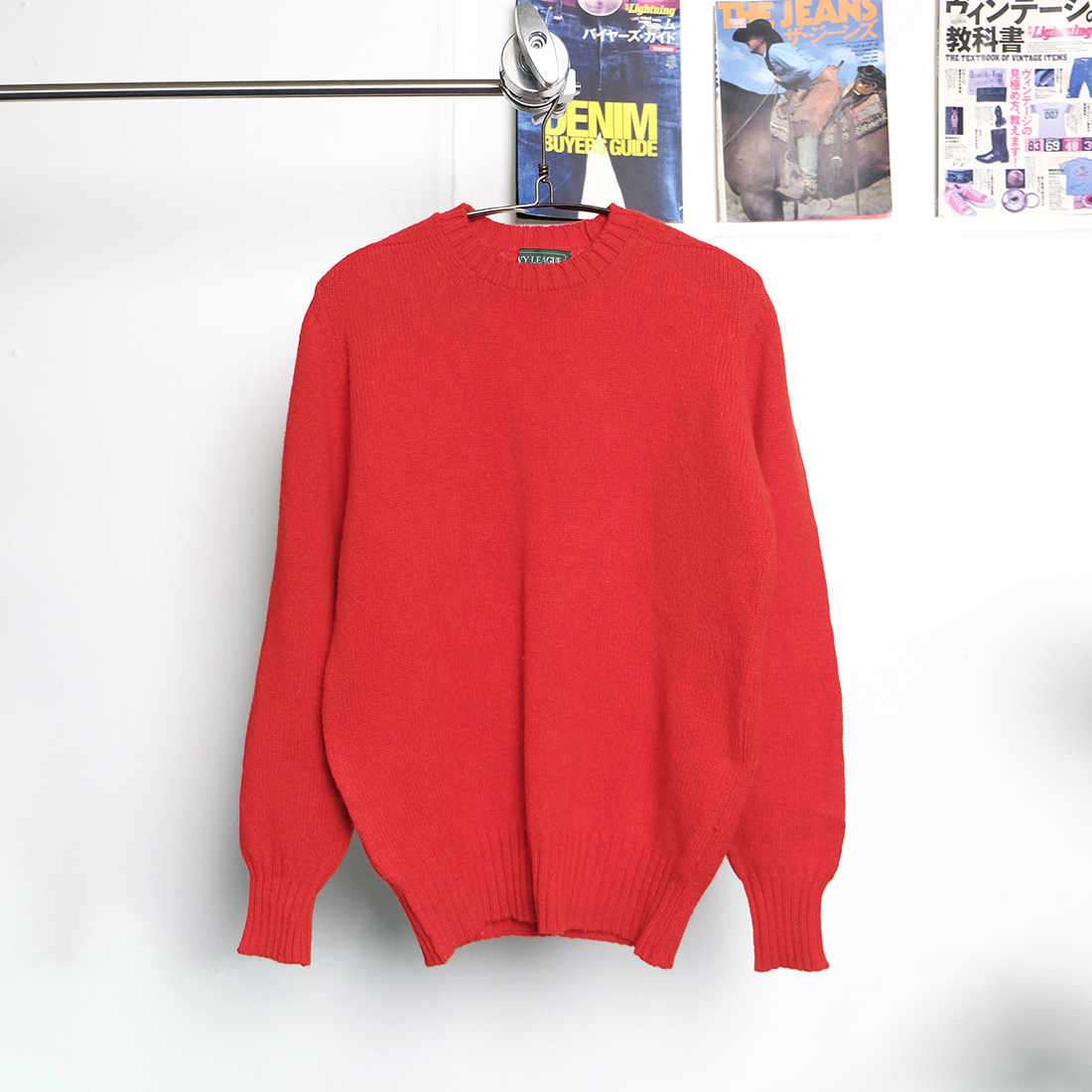 아이비리그 / Made in scotland  Ivy league shetland wool sweater