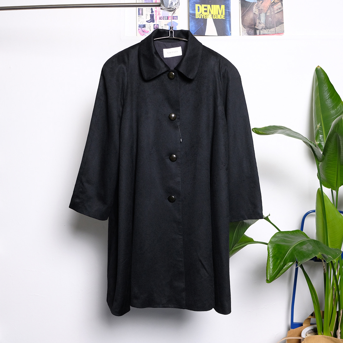 리플스 / Made in japan  Ripples pure cashmere a-line over coat