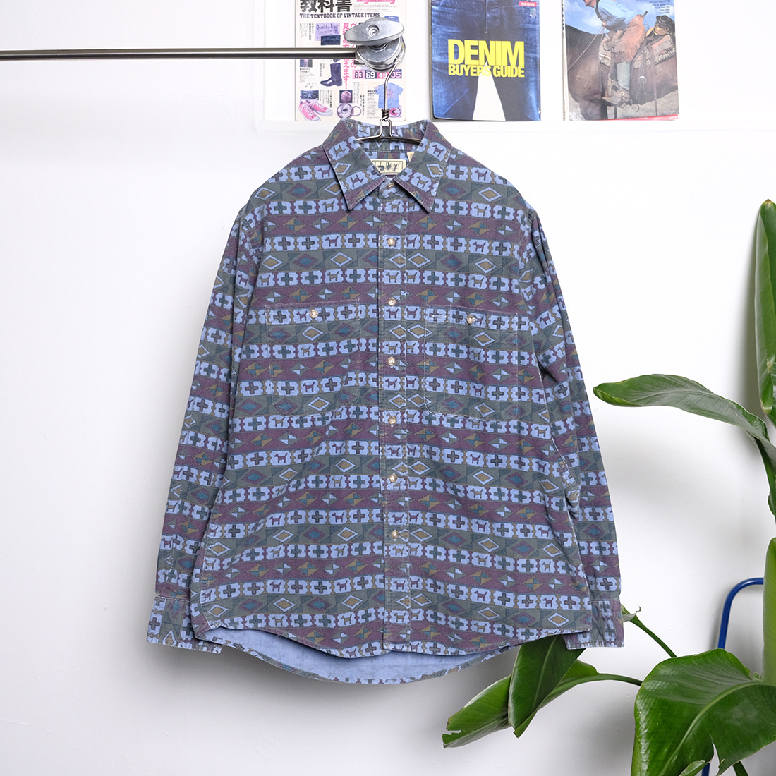 엘엘빈 / Made in usa  Llbean 80s vintage flannel shirt
