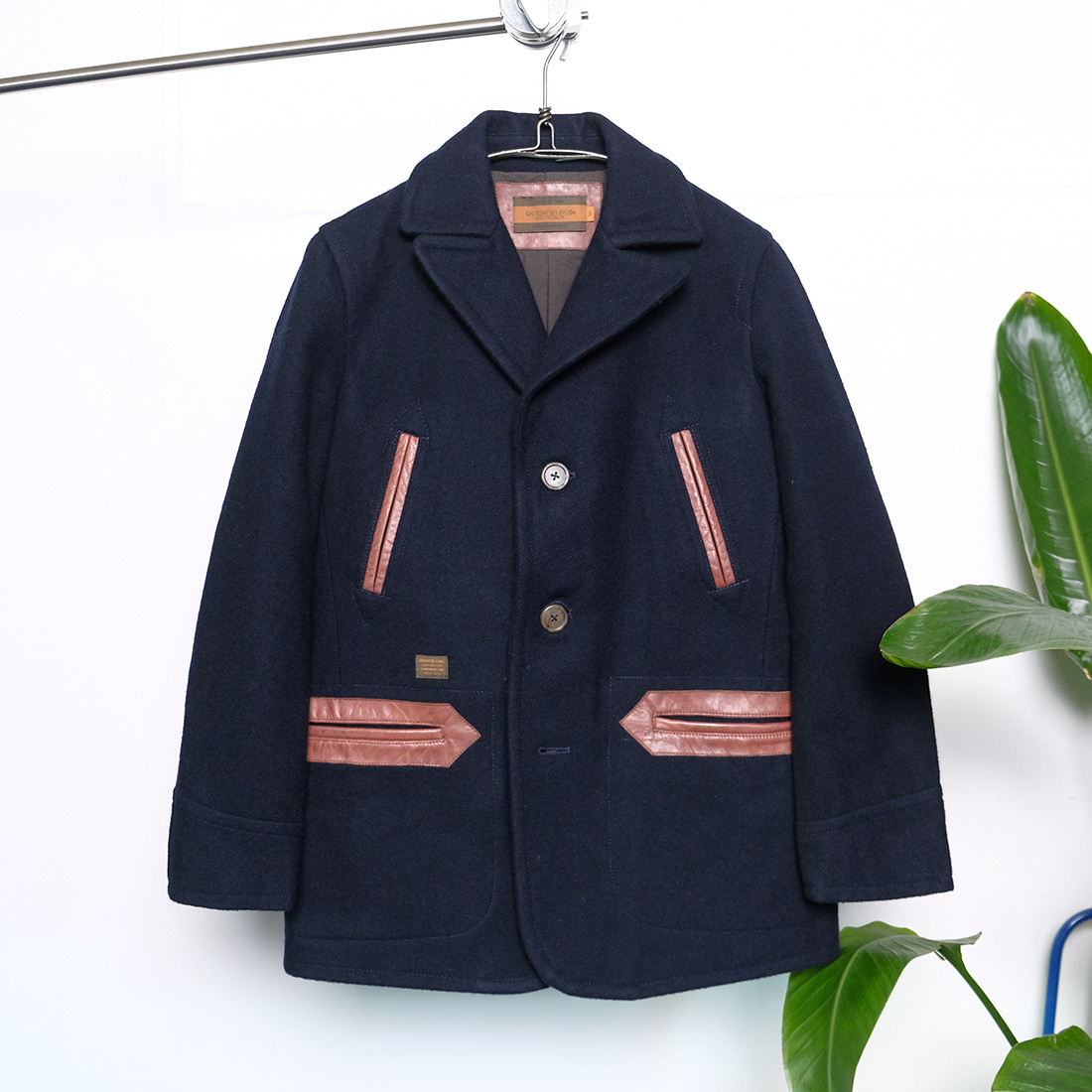 쿠엔치라우드 / Made in japan  Quenchloud horseleather detail melton jacket