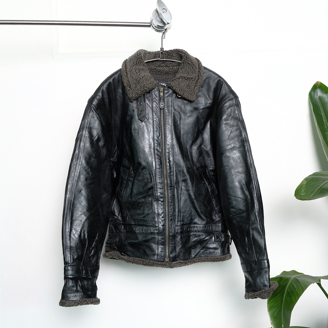 셀렉트레더  Select leather b-3 motiv leather jacket